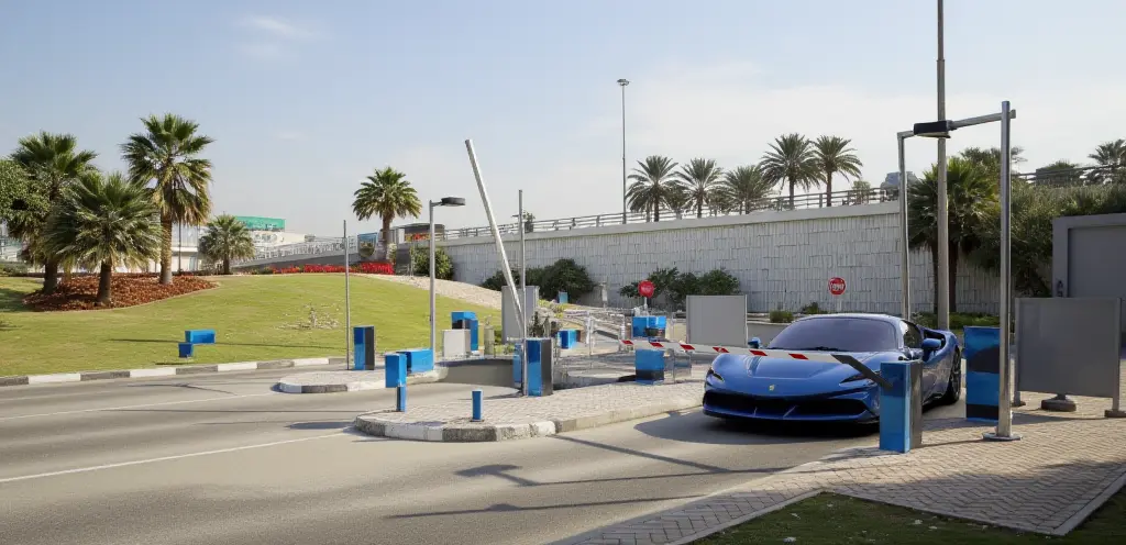 Car pickup at Dubai International Airport